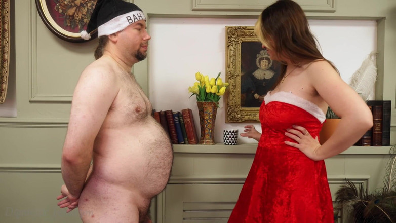 Domestic femdom: Spucken Unter Der Mistel