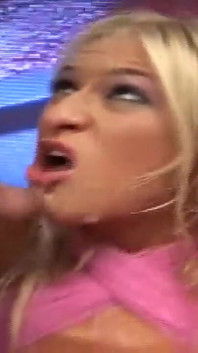 Blonde Babe Fingers and Sucks to Messy Facial Orgasm