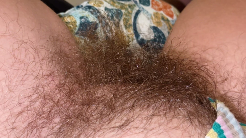 Cuteblonde666: Super Thick and Long Plussy Hair Bush Closeup