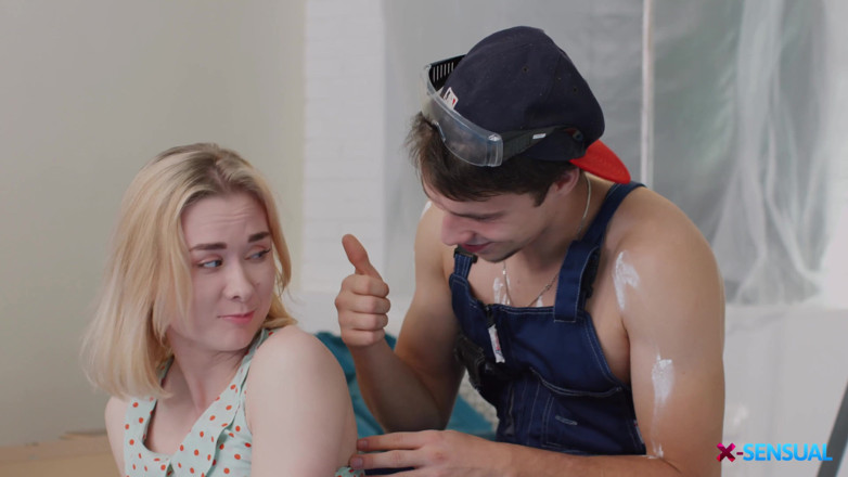 X-Sensual: DP helps teeny get over her ex