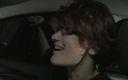 Popp Sylvie: Dogging med en främling på den tyska auto hingst