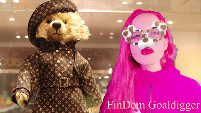 FinDom Goaldigger: Transformasi mainan plush pelacur banci