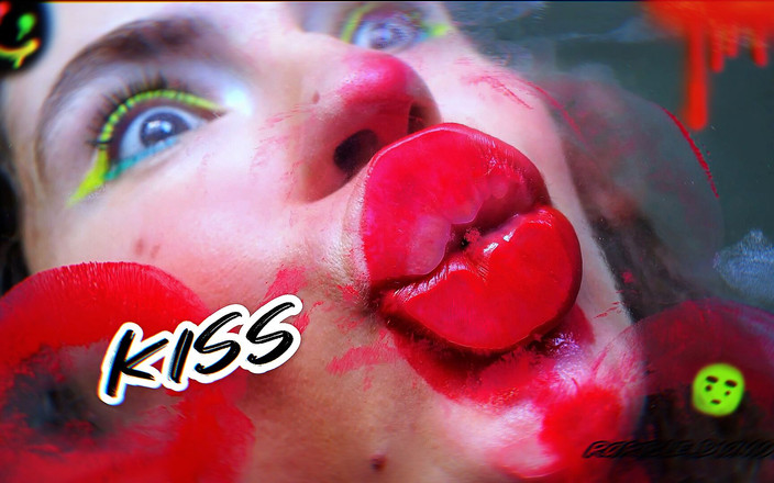 Rarible Diamond: 乱雑な赤いキス唾フェチキス