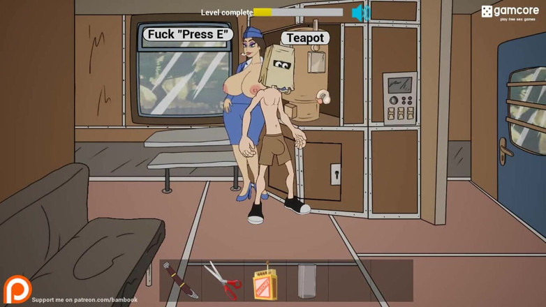 Dirty GamesXxX: Baiseur : une énorme éjaculation faciale dans un train se fait enculer, épisode 3