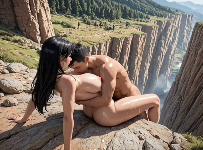 Janekats: Busty Lonely Mountaineer Found the Man and She Need Banging...