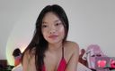 Abby Thai: Red bikini webcam show