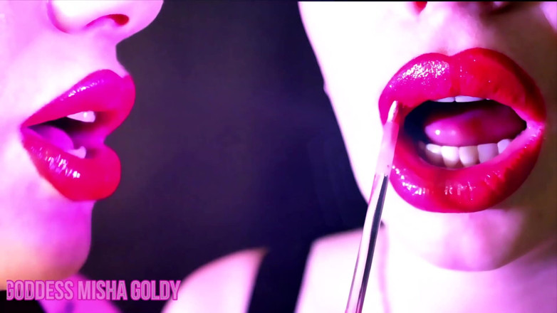 Goddess Misha Goldy: You will never be strong enough to say no to...