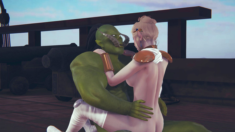 Waifu club 3D: Urocza elfka jedzie dużego kutasa