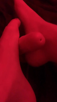 Dildo Footjob at Night - POV