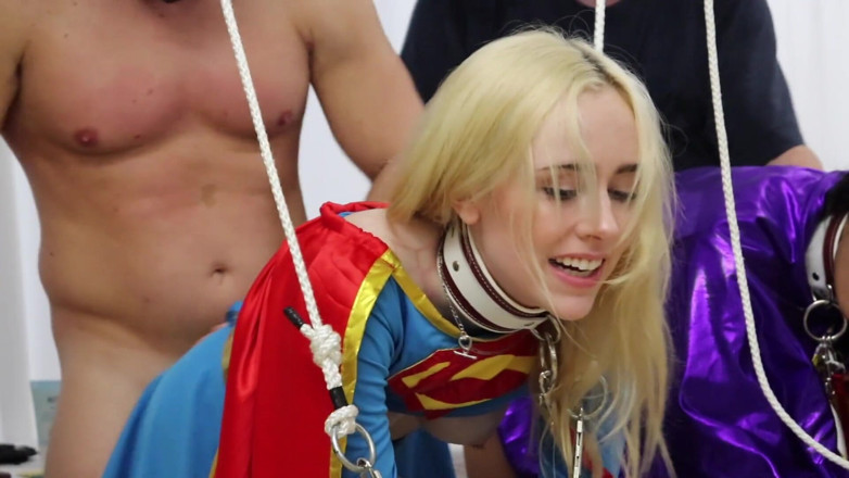 Azure Sky Films: Viva Athena-candy White batgirl Solo 1-3