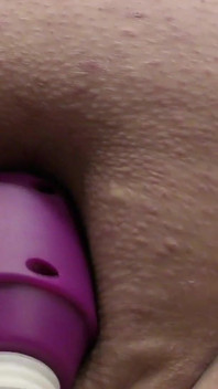 BBW Babe Gaged and Masturbates with Magic Wand