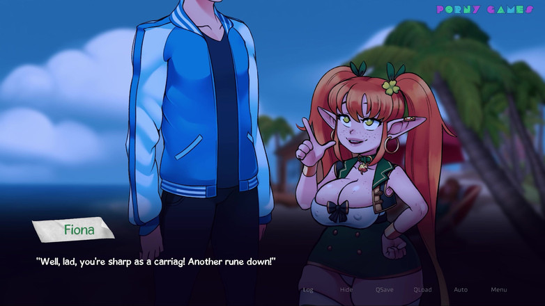 Porny Games: Жизнь в Вудчестере - секс в парке, грудастая рыжая крошка