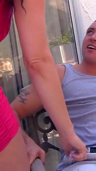 Housewife cheats on husband by fucking huge cock on the couch