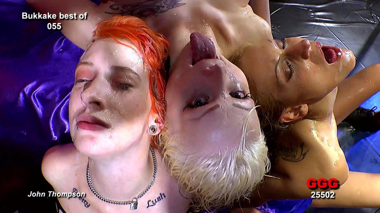 Fuck Cumshot Party: 青少年女同性恋者交换精液在颜射 ggg john thompson