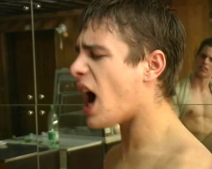 Gay 90's Vintage Porn: Intense Guy on Guy Grind #1