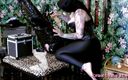 Domina Lady Vampira - SM Studio Femdom Empire: Ovládání orgasmu ve svazování folií 2/2