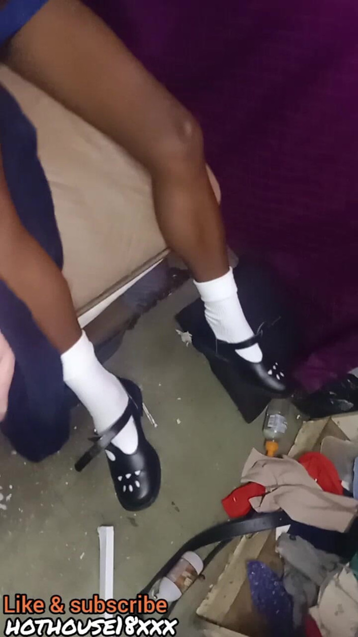 hothouse18xxx: Black Girl Masturbating with Older Man Cum on Tits
