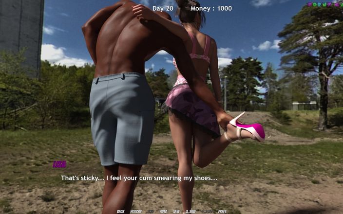 Porny Games: Lisa कुल जांच! Dragofinder Studio द्वारा - मंगेतर एक प्रिय दोस्त का ख्याल रख रही है 4