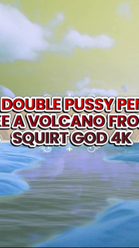 Feral French MILF Didi Zertai Double Pussyy Penetrated & Squirts Like a Fountain From Anal Sex - Squirt God 4K