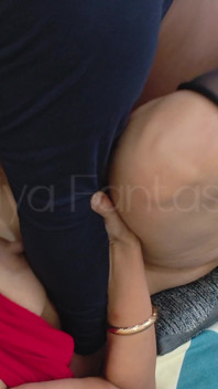 Riya Fantasy #10 Cumshot on Shaved Pussy