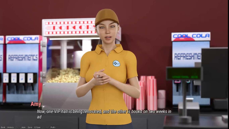 Dirty GamesXxX: 项目氛围：电影院里的女孩 第4集