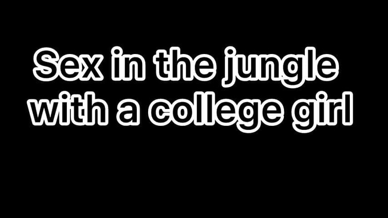 Honey Ross: 和一个女大学生在丛林中做爱