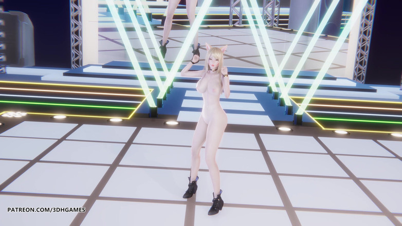 3D-Hentai Games: [mmd] T-ara - så galen Ahri sexig naken dans League of...