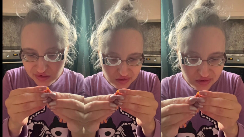 FinDom Goaldigger: Asmr Chew Efect de sunet cu încetinitorul 