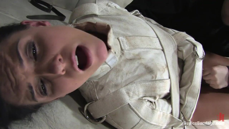 Device Bondage by Kink: Strapped straitjacket