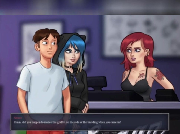 3DXXXTEEN2 Cartoon: Sexual Intercourse In Augmented Reality. 3D porn cartoon sex