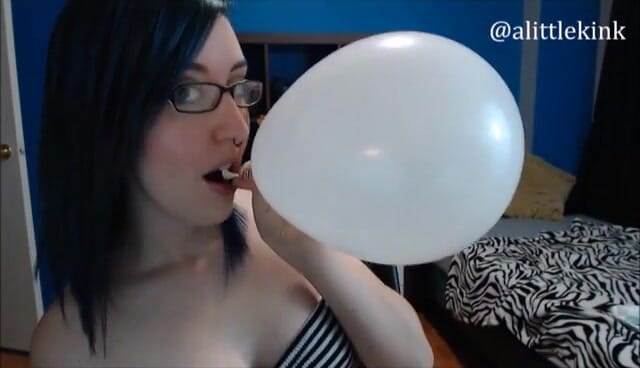 Miss Faith Rae: Balloon blowing
