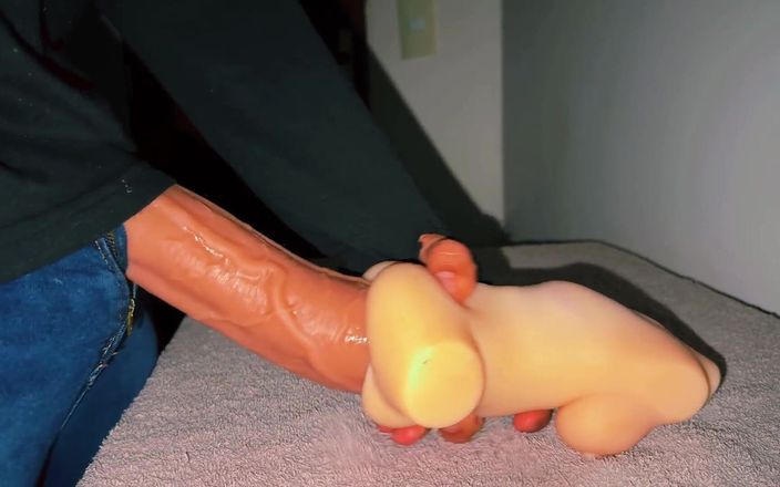 Greedy truck: Super Elastic Mini Sex Doll Gets Stretched Out with an...