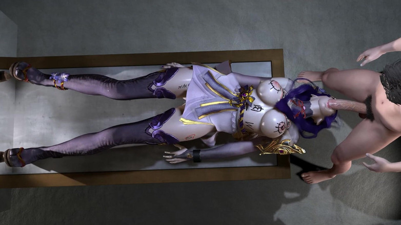 Why fuck so hard: 3D stora bröst asiatisk fru med sexig klänning fusk med...