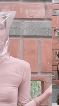 Desperate Condom Breathplay Full Bondage Bag Head Orgasms