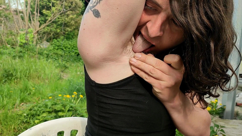 Sara B: Worshiping and licking my armpit
