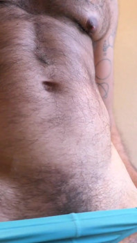 Teasing with My Blue Thong