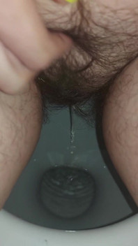 Pee Pissing in the Toilet
