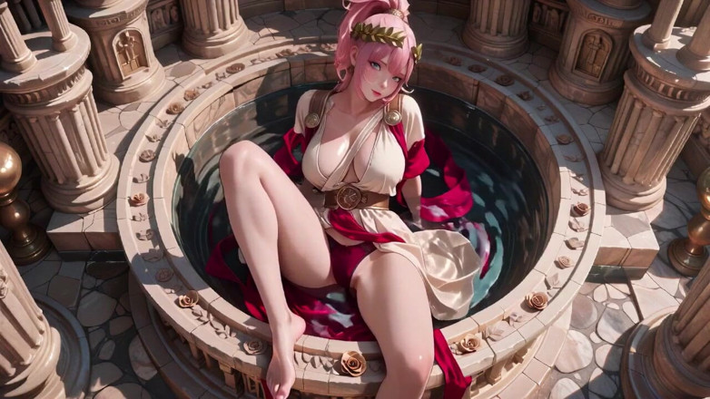 Tay Swift X: Private Morning Reading in the Roman Court, Silk Stockings Crossed,...