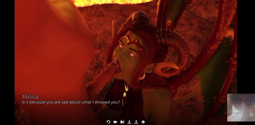 Dark Sam: Evil Succubus Tie Me up and Blows Me While My...