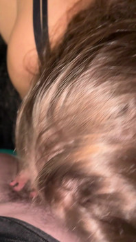 Busty MILF Stevie Nips Sucking Dick POV