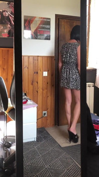Tanned and Skinny Mature Sissy