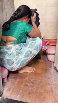 While She Was Washing Soft Clothes, Her Brother-in-law Had Spilled the Water From the Land, and Called Nirma to Clean It.