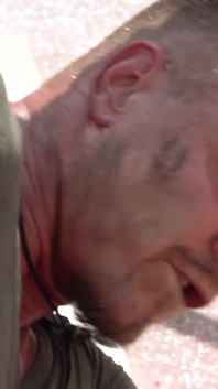 My Roommate a German Whore with a Lot of Hair on Her Pussy and Tattooed Skin Gets a Creampie Outside the House