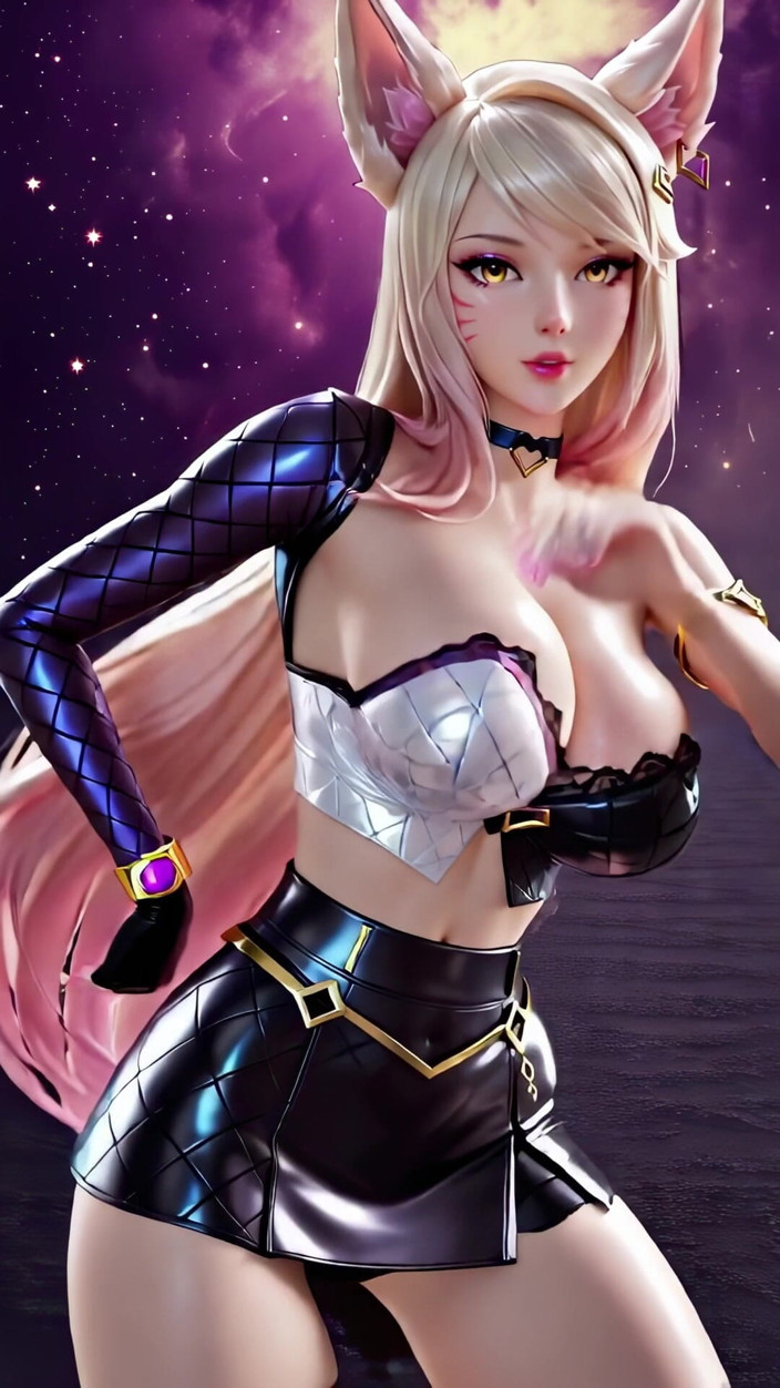 3D-Hentai Games: Dansul atrăgător al lui Ahri (ive - Love Dive)