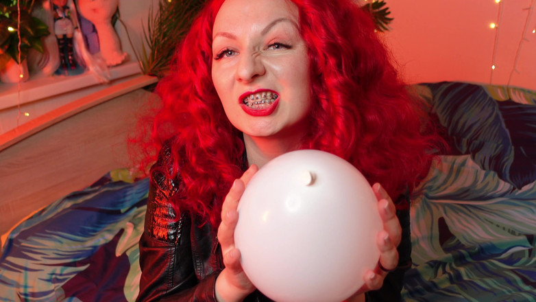 Arya Grander: ASMR air balloons feetish video