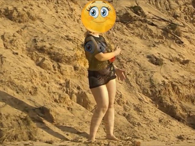 On the Beach 15 - Big Butts and Piss. (Lady Rose pee pee)