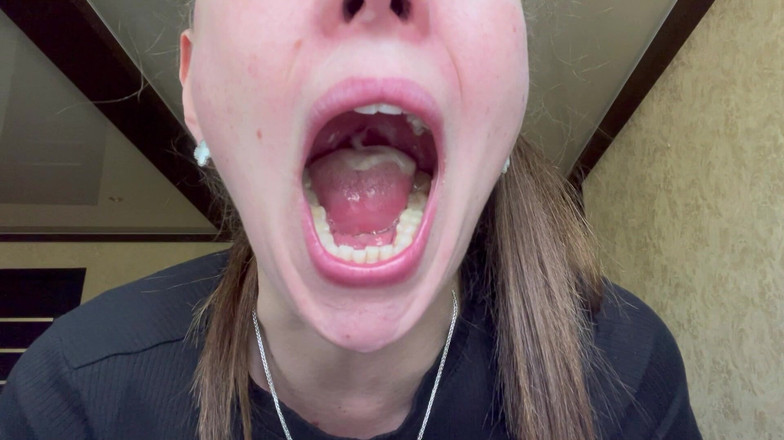 Hottie goddess: Mucus ve tükürük taşması aşırı yakın çekim fantezisi