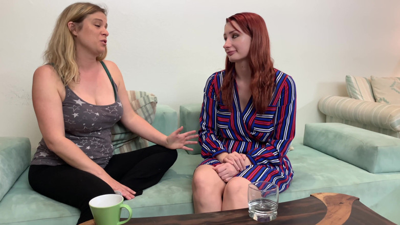 Erin Electra: Stepmom asks her stepsister to help with stepson's porn addiction