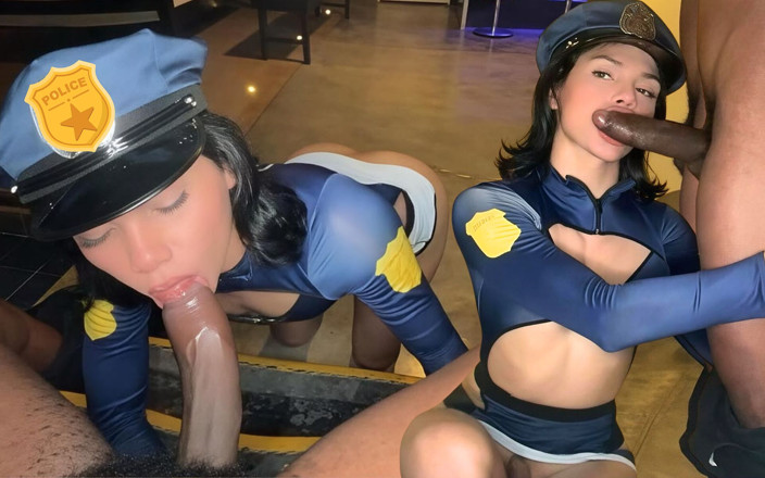Marine Laveau: Big Ass Trans Cop Arrests 25 Cm BBC Who Was Stealing...
