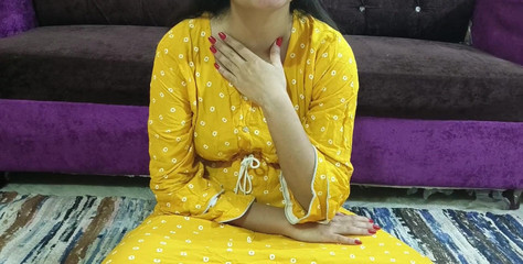 Saarabhabhi6: Hindi seksverhaal rollenspel - mooie Indische Bhabhi's seks met de muur